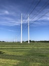 Electricity poles around Etten