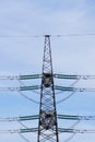 Electricity pylon shot graphically