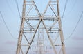 Electricity pylon tower Royalty Free Stock Photo