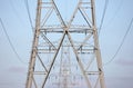 Electricity pylon tower Royalty Free Stock Photo