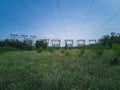 91-Electricity Pylons Royalty Free Stock Photo