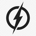 Energy Logo quick lightning Icon