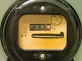 Electricity supply meter Royalty Free Stock Photo