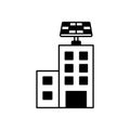 Electricity via Solar Vector Icon which can easily modify or edit. Royalty Free Stock Photo
