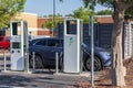 Electrify America Electric EV Chargers at a Charging Station