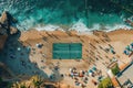 Electrifying Beachside Volleyball Tournament