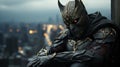 Electrifying cyberbionic gargoyles over NYC. Created with Generative AI