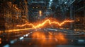 Electrifying Power: A Dynamic AI-Generated Image with Lightning Effects Conveying Energy and Movement