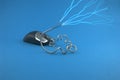 Electrifying Mouse. Royalty Free Stock Photo