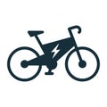 Electro bicycle bike e-bike icon