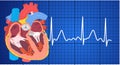 Electrocardiogram Royalty Free Stock Photo