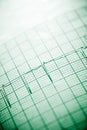 Electrocardiogram close up