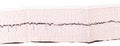 Electrocardiogram (ECG, EKG) on paper Royalty Free Stock Photo