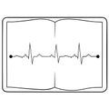 Electrocardiogram Heart Beat Book EKG