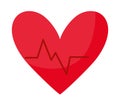 electrocardiogram heart illustration