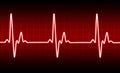 Electrocardiogram heartbeat pulse heart background