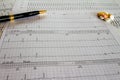 Electrocardiogram of a patient with slow heart rate arrhythmia. Sudden cardiac death