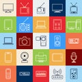 Electronic icons collection