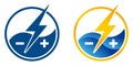 Electrolyte Drink round icon for beverages