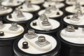 Electrolytic capacitor Royalty Free Stock Photo