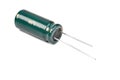 Electrolytic Capacitor in green