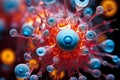 Electron microscopic structure of hydrogen atom by Generative AI