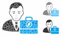 Electroneum accounter Mosaic Icon of Tremulant Elements