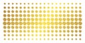 Electroneum Gold Halftone Array