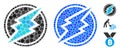 Electroneum Composition Icon of Circle Dots