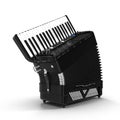 Electronic accordion isolated on white background Royalty Free Stock Photo