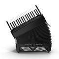 Electronic accordion isolated on white background Royalty Free Stock Photo