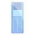 Electronic air purifier icon, cartoon style