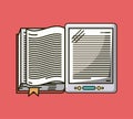 Electronic book icon Royalty Free Stock Photo