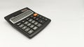 Electronic Calculator with Solar Power Feature. Royalty Free Stock Photo