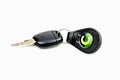 Electronic car keyring Royalty Free Stock Photo