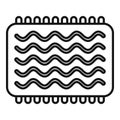 Electronic chip representing artificial intelligence and machine learning Royalty Free Stock Photo