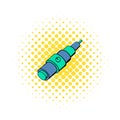 Electronic cigarette atomizer icon, comics style Royalty Free Stock Photo