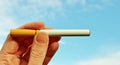 Electronic cigarette battery powered vapour ecigarettes Royalty Free Stock Photo