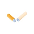 Electronic cigarette battery and vaporizer icon