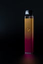 Electronic cigarette on a black background Royalty Free Stock Photo