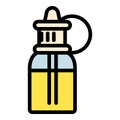 Electronic cigarette bottle liquid icon, outline style Royalty Free Stock Photo