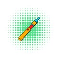 Electronic cigarette icon, comics style Royalty Free Stock Photo