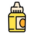 Electronic cigarette liquid icon, outline style Royalty Free Stock Photo