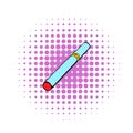 Electronic cigarette part icon, comics style Royalty Free Stock Photo