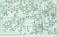 Electronic Circuit Schematic Detail Diagram Royalty Free Stock Photo