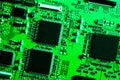 Electronic circuit board Royalty Free Stock Photo