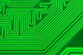 Electronic circuit board as an abstract background pattern. Macro close-up toned Royalty Free Stock Photo