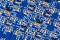 Electronic Circuit Board Close-up Royalty Free Stock Photo