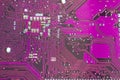 Electronic circuit board part of electronic machine component concept technology Royalty Free Stock Photo