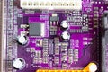 Electronic circuit board part of electronic machine component concept technology Royalty Free Stock Photo